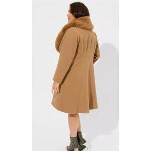 Torrid plus size Midi length Faux Fur Fit N Flare Women’s Size 5 5X 28